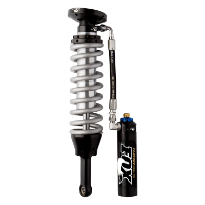07-Avalanche w/ UCA Front Coilover Factory Race 2.5 Remote Reservoir 5.3 Inch 0-3 Inch Lift Dual Speed Compression Adjuster Fox Offroad Shocks