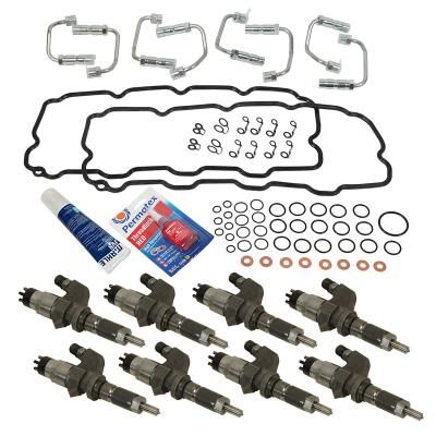 Injectors + Install Kit Silverado/Sierra 6.6L Duramax 2001-2004 2500/3500 BD Diesel