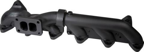 ATS Pulse Flow Exhaust Manifold Kit Fits 2007.5-2018 6.7L Cummins 2-Pc Holset With Gaskets Turbo Flange Hardware