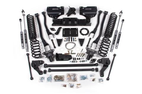 8 Inch Lift Kit w/ 4-Link Ram 2500 19-24 4WD Diesel Fox 2.0 Performance Shocks