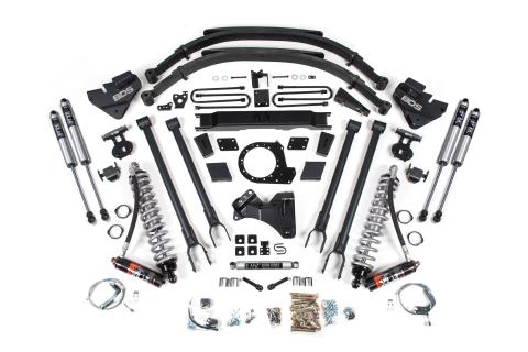 9 inch Inch Lift Kit w/ 4-Link FOX 2.5 Performance Elite Coil-Over Conversion Ford F250/F350 Super Duty 20-22 4WD Diesel