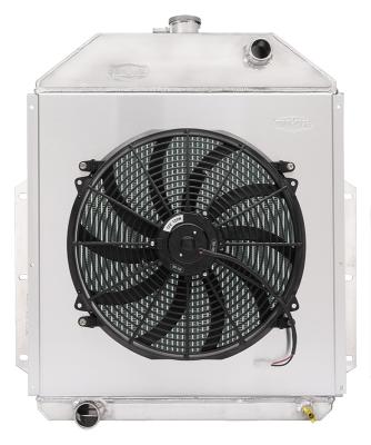 48-52 Ford Truck Coyote Swap MT Performance Aluminum Radiator Module Cold Case Radiators