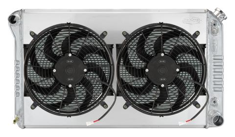 77-87 GM Truck 21 Inch 1.25/1.5 Outlets AT Dual 14 Inch Cold Case Radiators