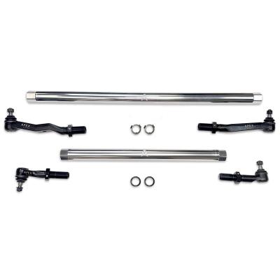 Heavy Duty ProLock Poished Aluminum Tie Rod and Drag Link Assembly Fits: 03-13 RAM 2500/3500 Apex Chassis