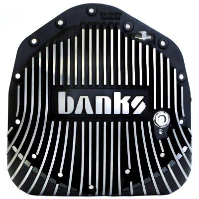 Ram-Air Differential Cover Kit Satin Black/Machined w/Hardware 01-19 Chevy/GMC 03-24 Ram with AAM 11.5 Inch or 11.8 Inch 14 Bolt Rear Axle Banks Power