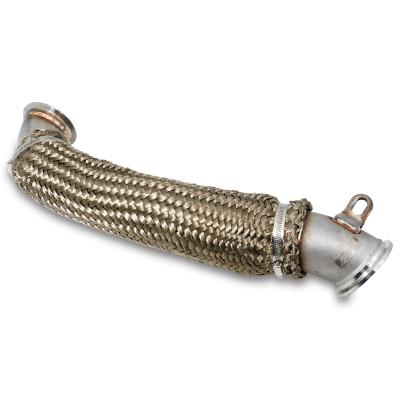 Three-Inch 304 Stainless Steel Down Pipe 40 Series Standard Length For Use With No Riser Block 
