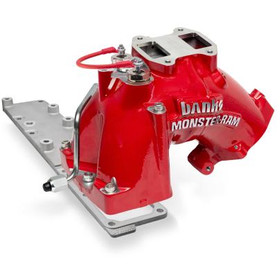Monster-Ram Intake 19-24 RAM 3500-5500 Chassis Cab 6.7L Red Powdercoat Banks Power