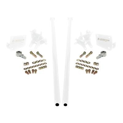 HSP Traction Bars For 2017.5-2022 Ford Powerstroke 6.7 Liter F250 Extended Cab Short Bed-Polar White