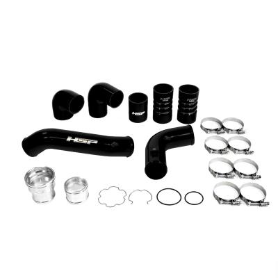 HSP Intercooler Bundle Kit For 2011-2022 Ford Powerstroke F250/350 6.7 Liter-Silk Stain Black