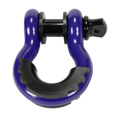 D-Ring Shackle 3/4 Inch Diameter 9 500 Lb Rating Recovery Gear 3/4 Inch D-Ring Shackle W/ Pin Black 4.75T Yukon Gear