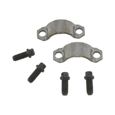 Dana 60 Dana 70 1350 1410 10.25 Inch And 9.5 Inch U-Joint Strap Kit U/Joint Strap Kit 10.25 Inch 9.5 Inch D60 D70 D80 1350& 1410 (2 Straps+4bolts) Yukon Gear