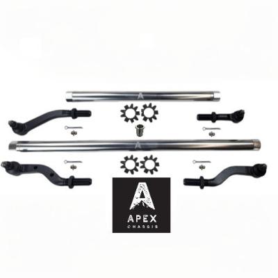 Heavy Duty Polished Aluminum Tie Rod and Drag Link Axle Swap Kit Currie 72.5 Inch Jeep JL-JT 2.5T for Axle Upgrade Options Only Apex Chassis