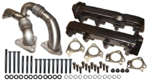 ATS Pulse Flow Exhaust Manifold Kit Fits 2001-2004 6.6L Duramax