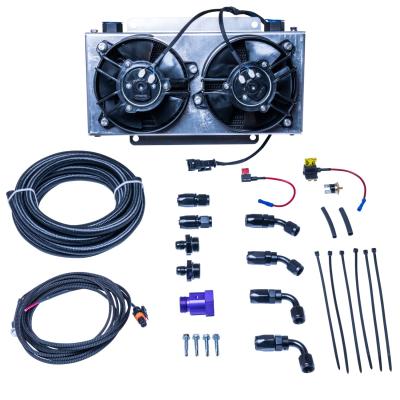 ATS Universal Transmission Cooler Kit, 19 Row w/ Dual Fan 3/8 Inch Lines ATS Diesel Performance