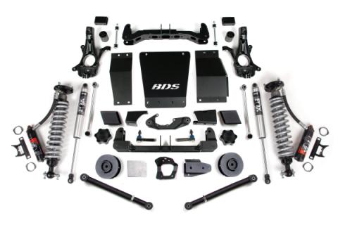 4 Inch Lift Kit FOX 2.5 Performance Elite Coil-Over Cast Steel 15-19 Suburban, Tahoe, Yukon/XL 1500 4WD