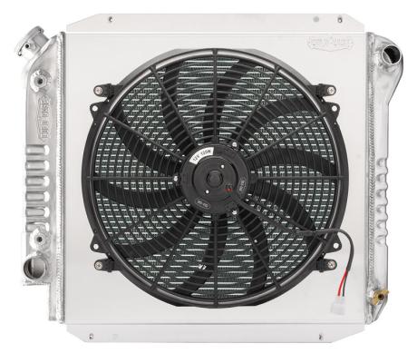 66-77 Ford Bronco with Late Model V8 Performance Aluminum Radiator Module Cold Case Radiators