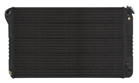 67-76 Chevy GMC Pickup Truck Automatic Aluminum Radiator Black Night Rider Series Cold Case Radiators