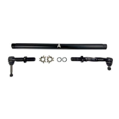 Heavy Duty Black Aluminum Drag Link Assembly Fits: 17-25 F250/F350 Super Duty Apex Chassis