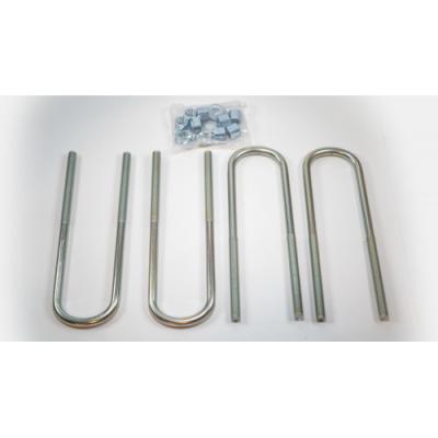 Reverse Level Kit for 11-16 Ford Super Duty w/2.5 Inch Shocks and 4.0 Inch Rear Axle No Limit Fabrication