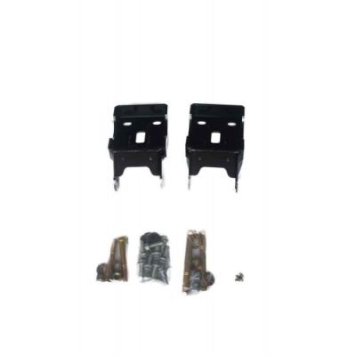 Premium 2.0 Inch Diameter Traction Bars Black Semi Gloss Powder Coat for 05-20 Ford Superduty Long Bed with 4.0 Inch Per Axle No Limit Fabrication