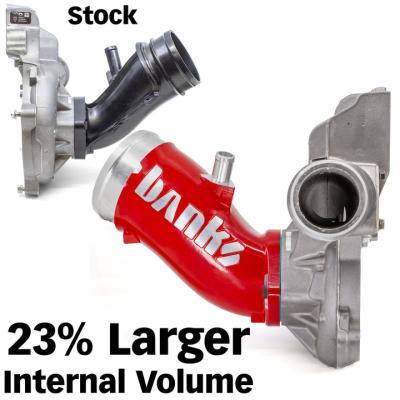 Monster-Ram Turbo Inlet Elbow 17-26 Chevy/GMC 2500/3500 6.6L Duramax L5P Raw Banks Power