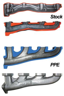 GM 6.6L Duramax High-Flow Exhaust Manifolds and Up-Pipes Kits 2001-2004