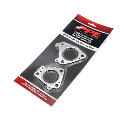 Exhaust Manifold w/Up-Pipes GM 2001 CA, 01-04 FED LB7 No Y - Silver