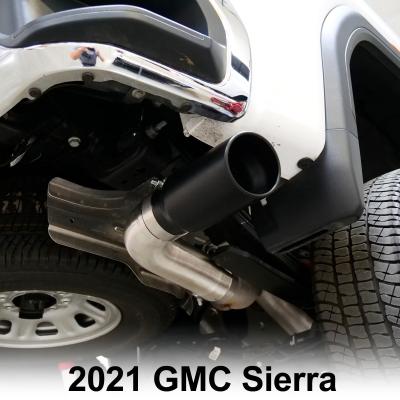 2020+ GM 6.6L Duramax 304 Stainless Steel Four Inch Performance Exhaust Upgrade Black