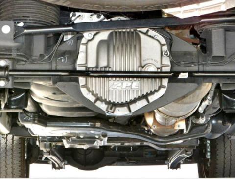 Heavy Duty Cast Aluminum Rear Differential Cover GM/Ram 2500/3500 HD Black PPE Diesel