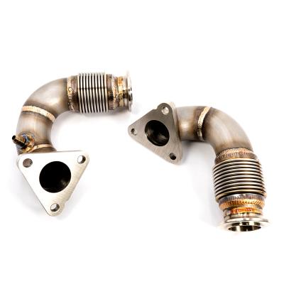 11-14 Pickup/11-16 Chassis Cab Ford 6.7L Power Stroke High-Flow Up-Pipes-Stainless Steel Pacific Performance Engineering