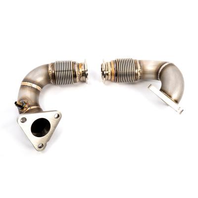 11-14 Pickup/11-16 Chassis Cab Ford 6.7L Power Stroke High-Flow Up-Pipes-Stainless Steel Pacific Performance Engineering