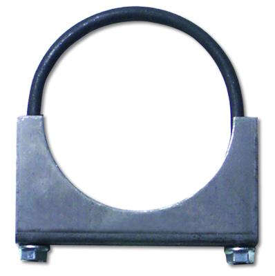 Exhaust Clamp 3.5 Inch Standard Steel U-Bolt Saddle Clamp Diamond Eye