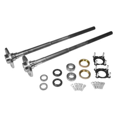 Chromoly Rear Axle Kit For Dana 44 Jeep JK Rubicon 32 Spline D44JK Rub Rear Axle Kit 32 Spline Incl. 2 Shafts Bearing/ Seal Kits Bearing Retainers ABS Rings &amp; Studs Yukon Gear