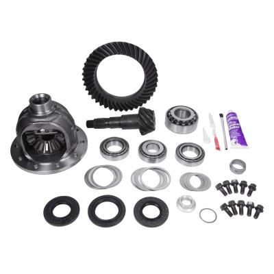 Ring And Pinion Gear Set For Chrylser Zf 215mm Front Diff 4.11 Ratio 215MM Zf Rev Chy 4.11 R&amp;P Kit 2012 &amp; Up RAM 1500 W/ Loaded Carrier &amp; Install Kit Yukon Gear
