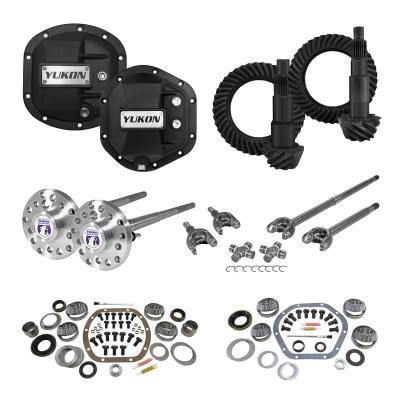 Stage 4 Jeep JK Re-Gear Kit W/Covers Fr/Rr Axles Dana 30/44 4.88 Ratio YGK013C Yukon Gear