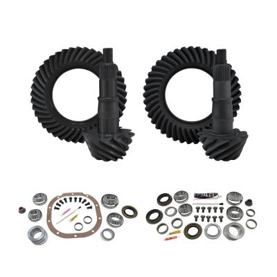 Re-Gear &amp; Installation Kit Ford 8.8 Inch Various F150 3.73 Ratio Fr&amp;Rr '15&amp;Up Ford F150 W/8.8 Rear 3.73 Complete Gear Package F/R R&amp;Ps &amp; Master Kits Yukon Gear