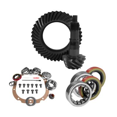 8.8 Inch Ford 3.31 Rear Ring &amp; Pinion Install Kit 2.53 Inch OD Axle Bearings &amp; Seals 8.8 Ford 3.31 Rear R&amp;P Gear/ Install Kit Package With Ak 1559 Axle Bearings (2.53 Inch Od) Yukon Gear