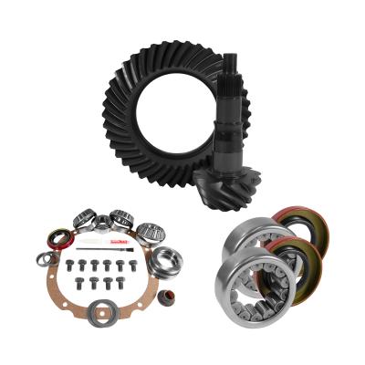 8.8 Inch Ford 4.56 Rear Ring &amp; Pinion Install Kit 2.99 Inch OD Axle Bearings &amp; Seals 8.8 Inch Ford 4.56 Rear R&amp;P Gear/ Install Kit Package W/ Ak 1561 (2.985 Inch Od) '09-'14 F150 Yukon Gear