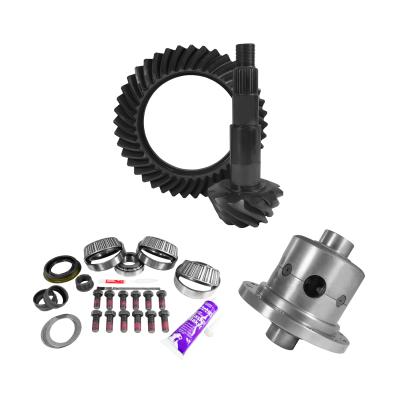 11.5 Inch AAM 4.56 Rear Ring &amp; Pinion Install Kit Posi 4.375 Inch OD Pinion Bearing 11.5 Inch AAM 4.56 Rear R&amp;P Gear/ Install Kit Package W/ Posi '11-'19 GM '11-'13 Dodge/ Chy/ RAM Yukon Gear