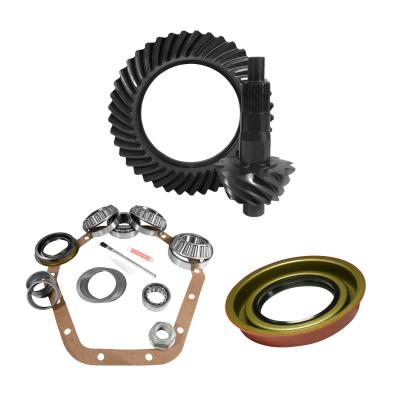 10.5 Inch GM 14 Bolt 4.56 Thick Rear Ring &amp; Pinion And Install Kit 14T 10.5 Inch GM 4.56T Thick Rear R&amp;P Gear/ Install Kit Package '99-'10 GM Trk &amp; Suv Yukon Gear