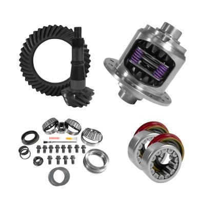 9.5 Inch GM 4.56 Rear Ring &amp; Pinion Install Kit 33 Spline Posi Axle Bearing &amp; Seals 9.5 Inch GM 4.56 Rear R&amp;P Gear/ Install Kit Package W/ Posi &amp; Ak C10 '2014+ 1/2 Ton Trk &amp; Suv Yukon Gear