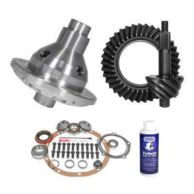 Muscle Car Limited Slip &amp; Re-Gear Kit For Ford 9 28 Spline 3.89 Ratio 9.0 Inch Ford Rear 3.89 Ratio R&amp;P Gear/ Install Kit Package With 31 Spline T/L Posi (2.89 Inch Do/ OE Support) Yukon Gear