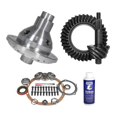 Muscle Car Limited Slip &amp; Re-Gear Kit For Ford 9 28 Spline 3.70 Ratio 9.0 Inch Ford 3.70 Ratio R&amp;P Gear/ Install Kit Package With 28 Spline T/L Posi (Fits 2.89 Inch Do/ Daytona Ps) Yukon Gear