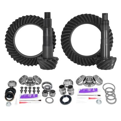 Ring &amp; Pinion Gear Kit Package Front &amp; Rear With Install Kits - Toyota 8.4/8 Inch IFS Toyota 05-15 Tacoma (8.4/8 Inch ifs) 4.88 Ratio Gear Package (Fits 3.73 &amp; Down Front Case) Yukon Gear