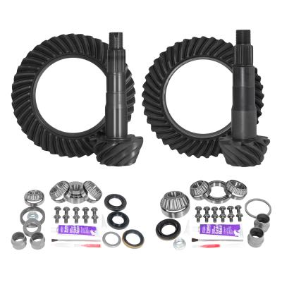 Ring &amp; Pinion Gear Kit Package Front &amp; Rear With Install Kits - Toyota 8.2/8 Inch IFS Toyota 2010&amp; Up 4RUNNER/ Fj Cruiser W/ Locker (8.2/8 Inch ) 4.88 Gear Package (For 3.91&amp; Up Front Case) Yukon Gear