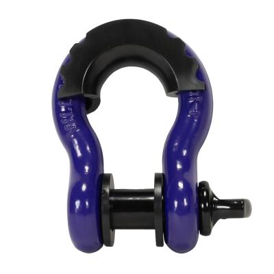 D-Ring Shackle 3/4 Inch Diameter 9 500 Lb Rating Recovery Gear 3/4 Inch D-Ring Shackle W/ Pin Black 4.75T Yukon Gear