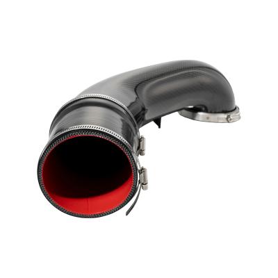 Turbo Inlet 2004.5-2005 GM 6.6L Duramax LLY - Zilla Carbon Fiber Weave Pacific Performance Engineering