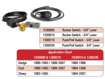 Rocker Switch Kit Exhaust Brake 5/8 Manual Tranmission Shift Lever BD Diesel
