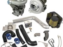 Super B Twin Turbo Kit w/FMW Billet Wheel on Secondary Dodge 1998.5-2002 24-Valve BD Diesel
