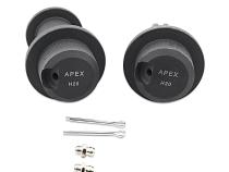 Apex Chassis Heavy Duty Ball Joint Kit Fits:19-22 Jeep Gladiator JT 18-22 Jeep Wrangler JL/JLU Rubicon Mohave Sahara Sport Includes: 2 Upper &amp;amp; 2 Lower